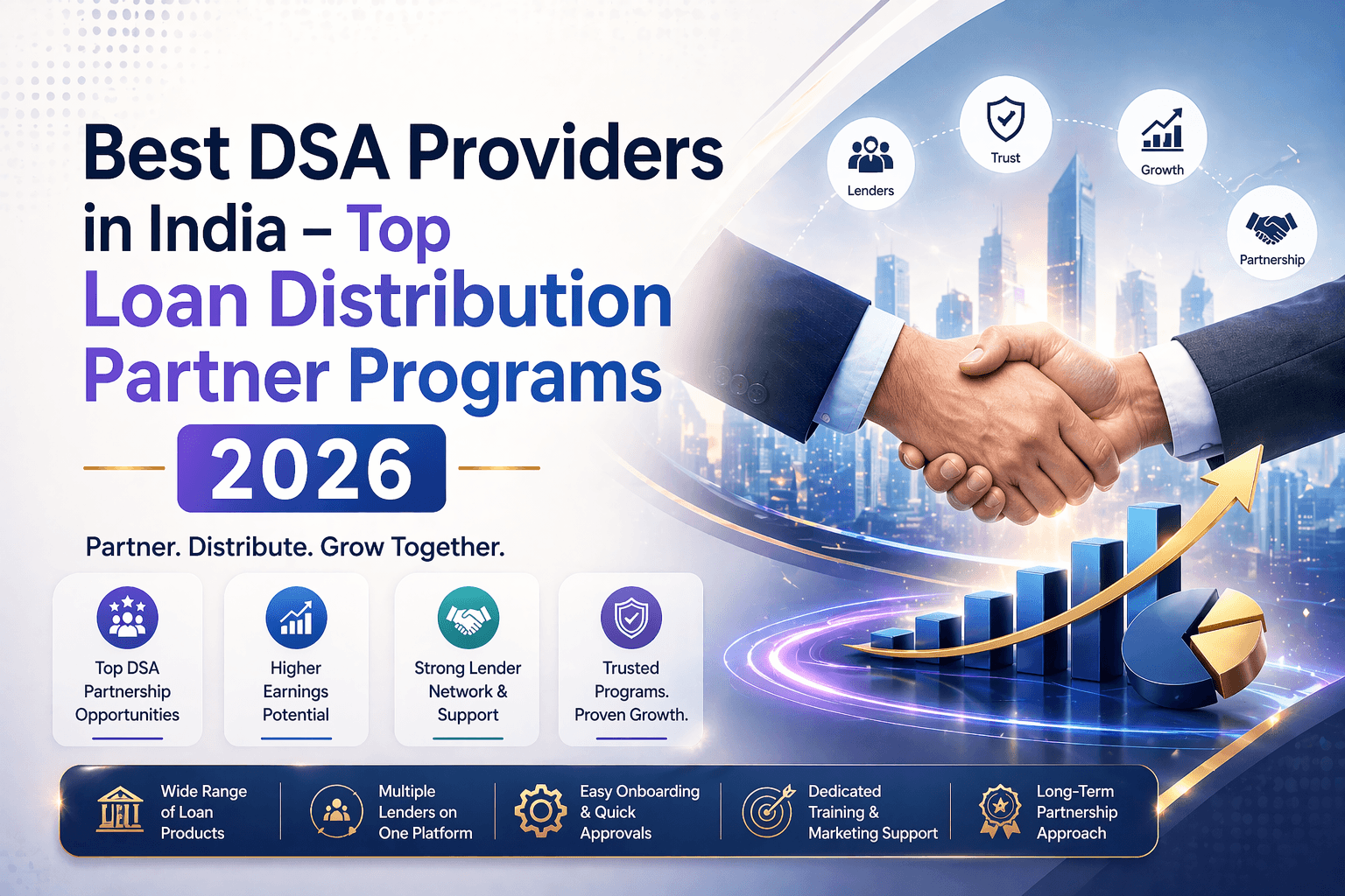 Best DSA Providers in India, Top DSA Programs 2026, Loan DSA Partner India, Best Loan Distribution Companies India, Personal Loan DSA India, Business Loan DSA Programs, NBFC DSA Partnership India, Bank DSA Registration India, High Commission DSA Programs, Become DSA Agent India, Loan Agent Opportunities India, Financial DSA Programs India, Top NBFC DSA List 2026, Direct Selling Agent Loan India, Best Finance Partner Programs India Select 35 more words to run Humanizer.