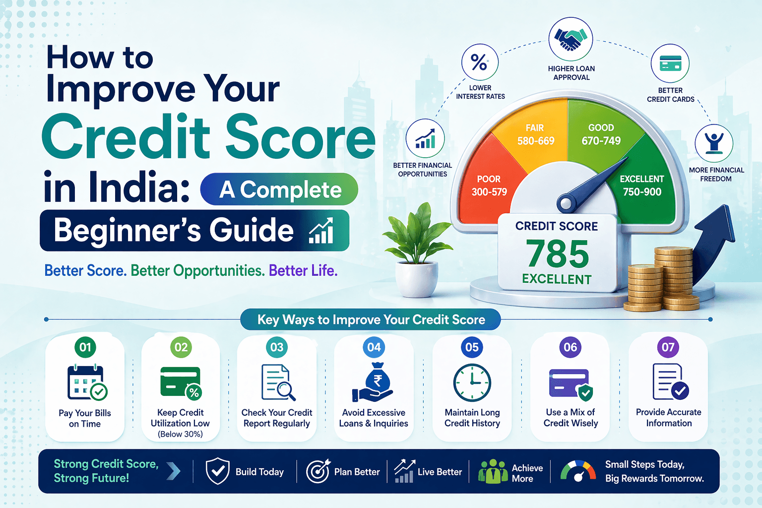 How to improve credit score, how to improve credit score India, credit score improvement India, improve CIBIL score, how to increase CIBIL score fast, credit score tips India, CIBIL score improvement tips, how to build credit score India, credit score for beginners India, improve credit rating India, increase credit score fast India, credit score mistakes to avoid, how to fix low credit score India, credit score guide India, boost CIBIL score quickly, personal finance India credit score