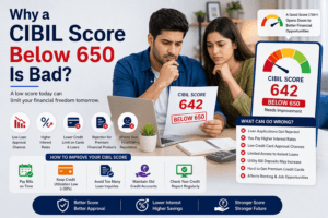 Why a CIBIL Score below 650 is bad