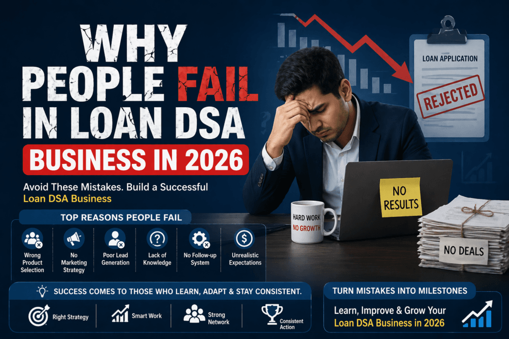 why people fail in dsa business, dsa business failure reasons, dsa business mistakes, loan dsa failure reasons, direct selling agent problems, dsa business tips, why dsa agents fail, loan agent business failure, dsa business challenges, common mistakes in dsa business, how to succeed in dsa business, dsa business strategy, dsa business growth tips, loan dsa business in india, dsa commission problems, dsa lead generation issues, dsa business marketing tips, dsa income problems, why loan agents fail in india, dsa business secrets, financial advisor failure reasons, dsa business case study, dsa business risks, dsa business reality india, dsa business truth, dsa business hidden problems, dsa work challenges, loan consultancy business issues, dsa business beginners mistakes, dsa earning issues, dsa rejection reasons, dsa business kaise start kare, dsa business me success kaise milegi, loan agent kaise bane, dsa business income reality, dsa business me failure ka reason, dsa business growth kaise kare, loan approval process problems, dsa business me lead kaise laaye, dsa business marketing strategy india